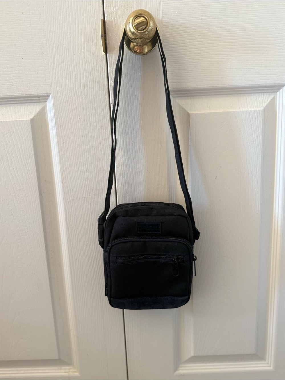Jansport Compact Black Crossbody Shoulder Bag